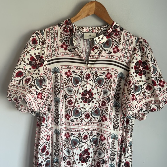 NEW TUCKERNUCK Patchwork Floral Lewis Dress small - Picture 5 of 14